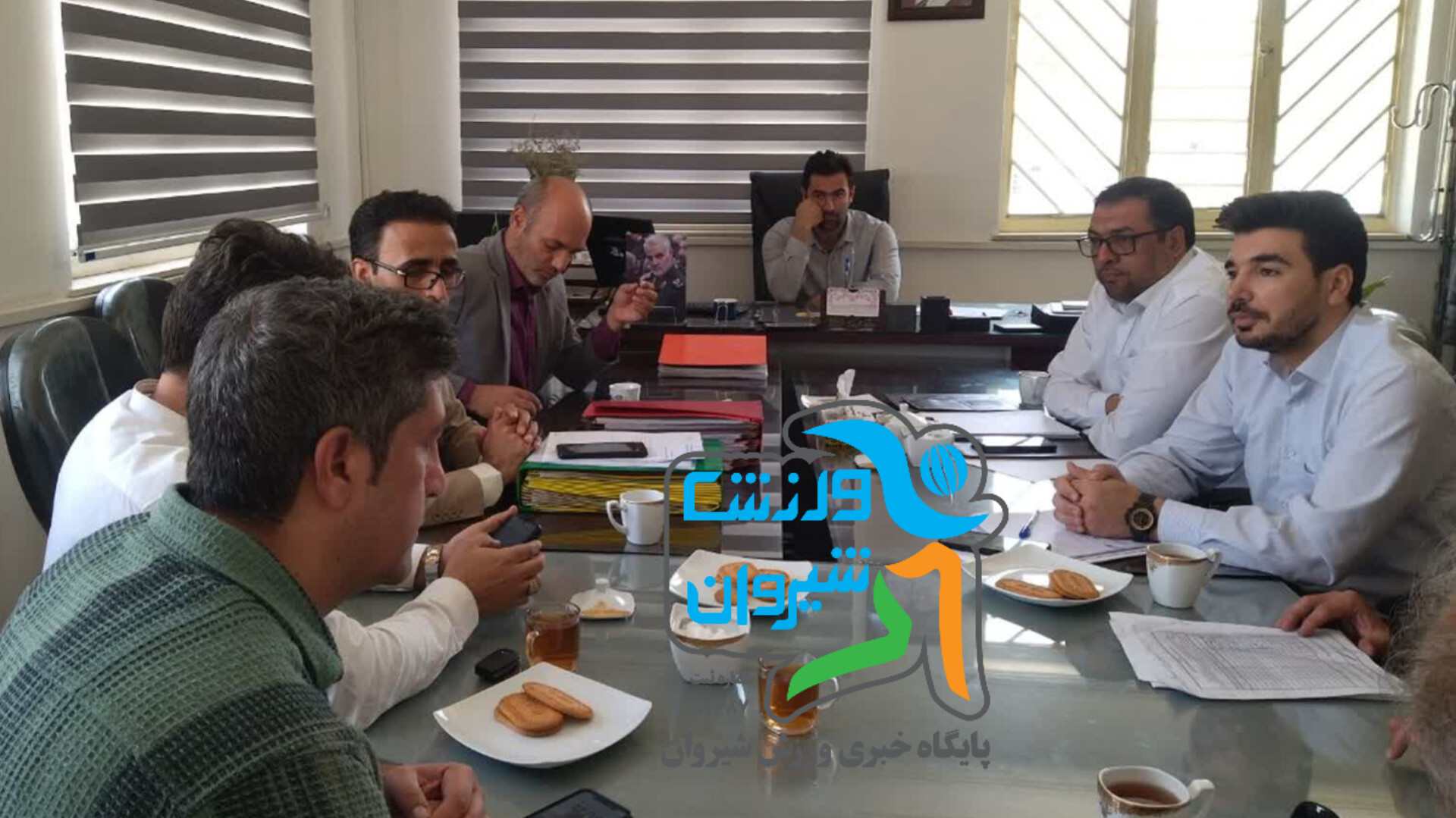 🔷 بازدید نماینده دیوان محاسبات از اداره ورزش و جوانان شیروان