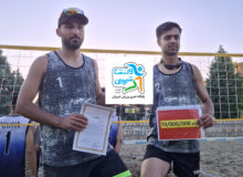 پاس بجنورد قهرمان والیبال ساحلی استان شد