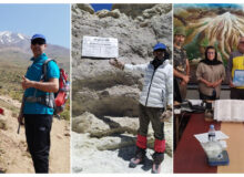 صعود حبیب مقیمی، داور برجسته والیبال شیروان، به قله دماوند