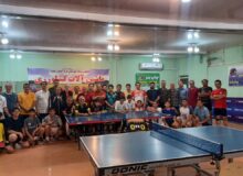 درخشش مجید ساجدی، پیشکسوت تنیس روی میز شیروان در مسابقات قهرمانی درگز