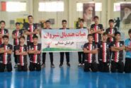 کسب مقام سوم توسط تیم هندبال خردسالان آذرخش شیروان در رقابت‌های منطقه یک کشور