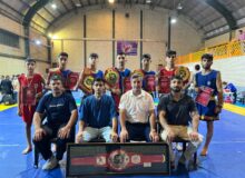 درخشش ووشوکاران شیروانی در مسابقات کمربند طلایی مشهد