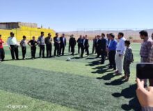 خالق زاده: افتتاح زمین چمن مصنوعی شهرک امام رضا(ع) گامی مهم در توسعه ورزش روستایی است