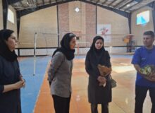 بازدید علی خالق زاده از تمرینات باشگاه والیبال هستی