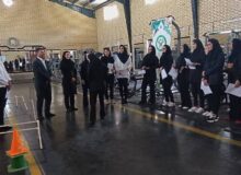 مسابقات آمادگی جسمانی بانوان در شیروان برگزار شد