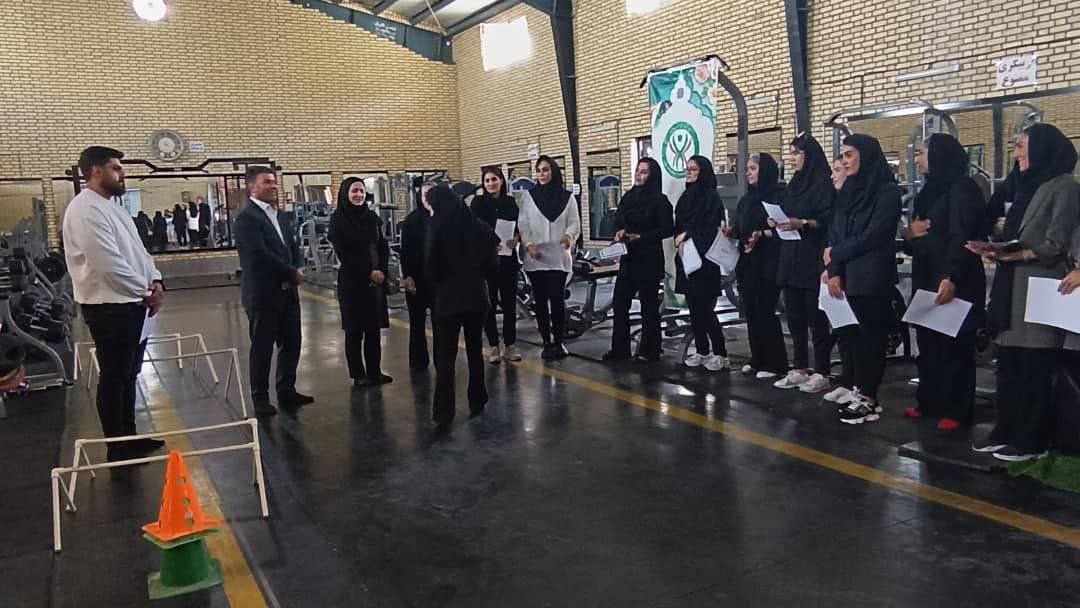 مسابقات آمادگی جسمانی بانوان در شیروان برگزار شد