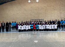 معرفی برترین‌های رقابت‌های هندبال نوجوانان دختر خراسان شمالی