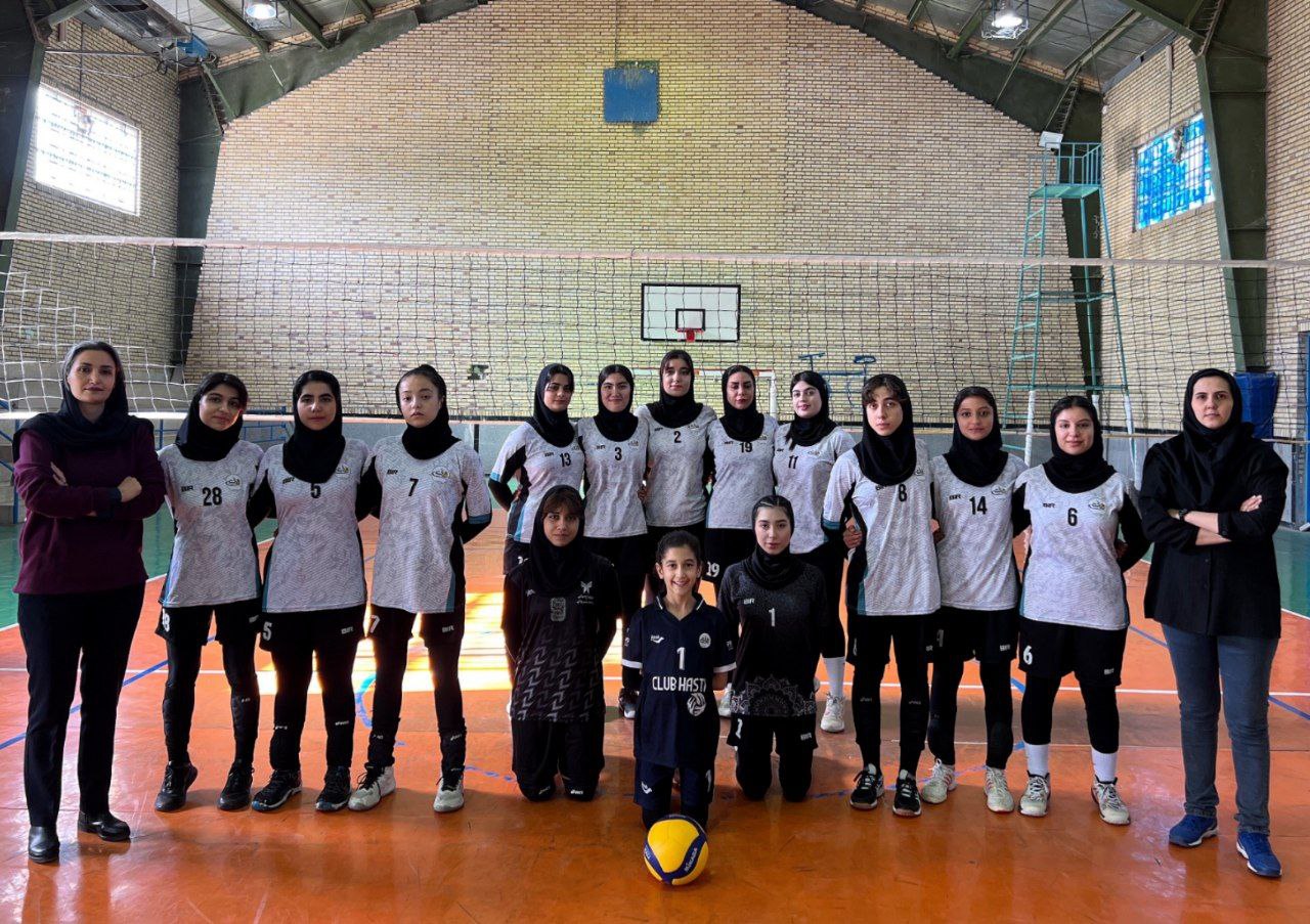 🔷 قهرمانی تیم والیبال هستی شیروان در مسابقات شش‌جانبه فاروج