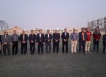 🔷 بازدید مسئولان شهرستان و استان از استادیوم آزادی شیروان