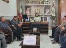 دیدار ورزشی ها با فرمانده انتظامی شهرستان به مناسبت هفته فراجا