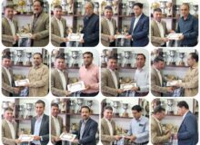 تجلیل سرپرست اداره ورزش و جوانان شیروان از خبرنگاران